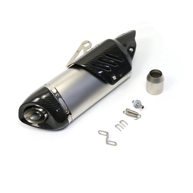 2022 ATV Gsxr 750 Exhaust Muffler Racing Motorcycle Nx650 Exhaust Modified Double Out Exhaust System for yama R3 R6