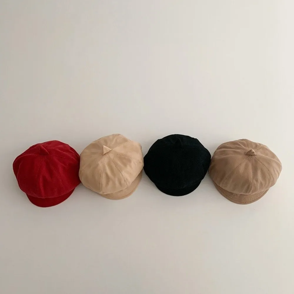

Fashion Solid Color Newsboy Hat Casual Breathable Beret Hats Duck Tongue Hat Spring Autumn