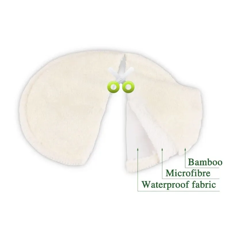 Rayon Made from Bamboo Nursing Breast Pads Washable & Reusable Breastfeeding Nursing Pads images - 6