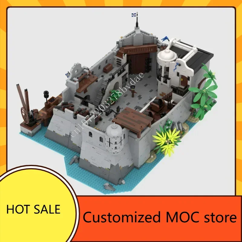 6725PCS Fortín La Murallada MOC Holiday streetview Puzzle Architecture Creative Christmas Birthday Toys Gifts for Kids Ages