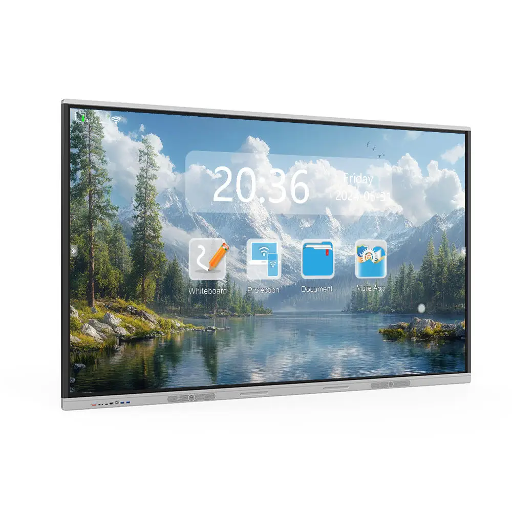 HD 4K LCD Display Interactive Smart Board For Teaching 55 65 75 85 86 98 110 Inch Digital Interactive Panel For 75 Inches