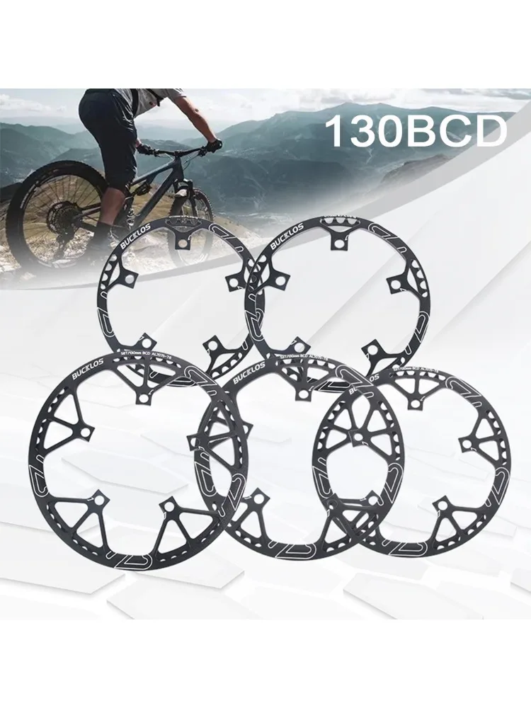AliExpress BUCKLOS Folding Bike Chainring Aluminum Alloy 130BCD Bicycle Chainwheel 45T 47T 53T 56T 58T BMX Chainring Folding Bicycle Crown