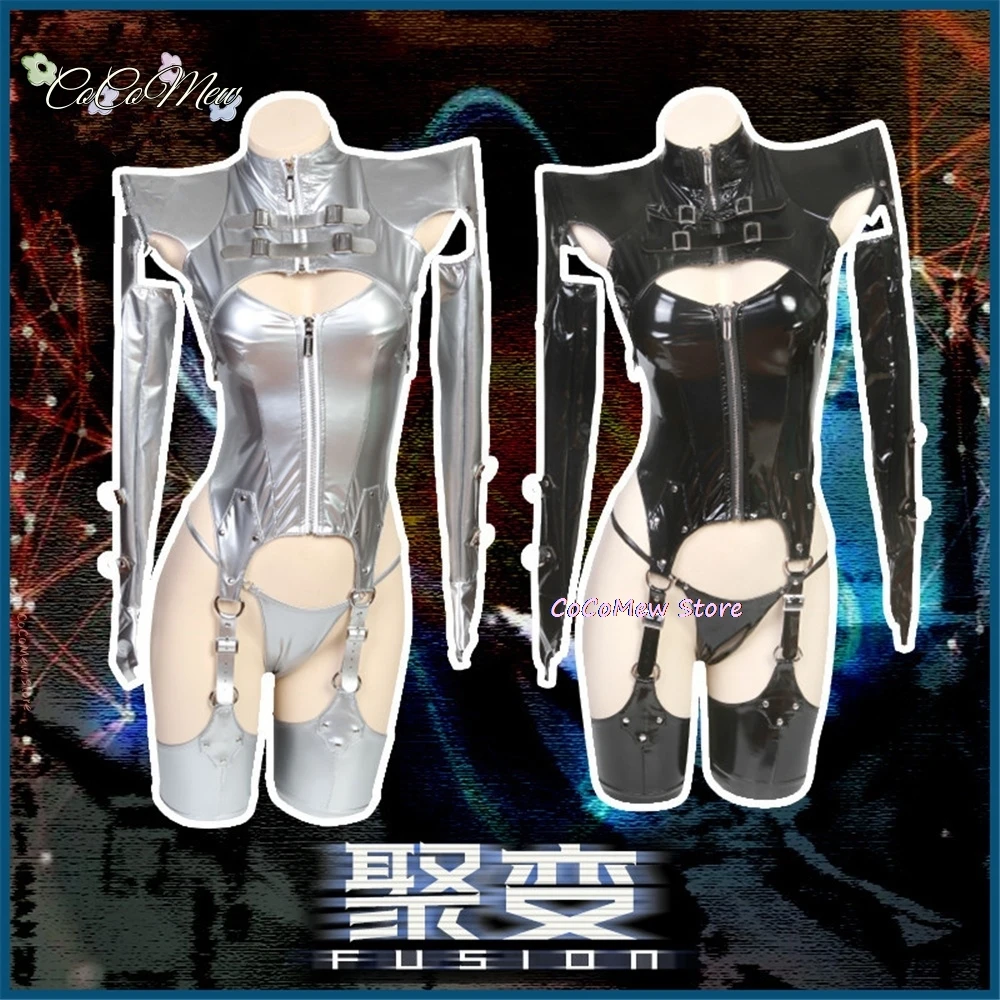 

In Stock Original Design Dark Dynasty Fusion Battle Suit Cosplay Costume Woman Royal Girl Leather Jumpsuits Sexy Cosplay