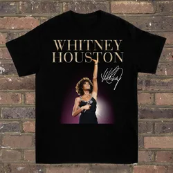 Whitney Houston Black T-Shirt Unisex Tee For Men Women S-345XL - Free Shipping