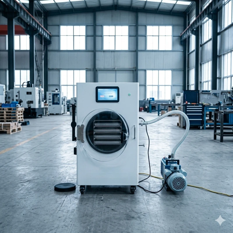 Digital Controller, 5Kg-10Kg Capacity, Easy To Operate, Home-Use Dryer, Vacuum Freeze Dryer