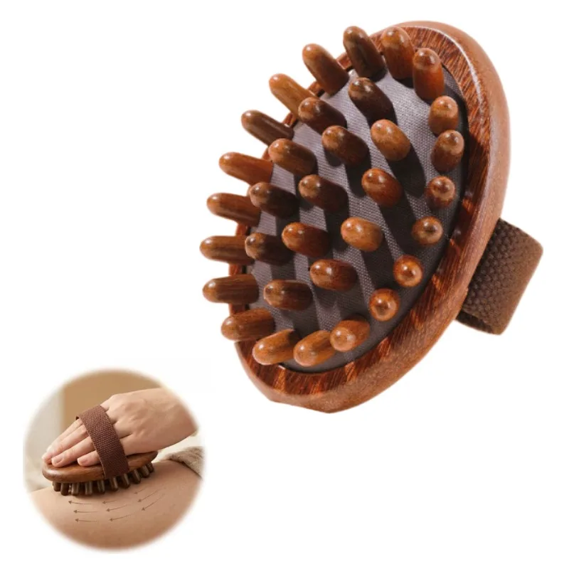 1pcs Meridian Massage Brushes Wooden Body Brush ForLymphatic Drainage Abdominal Relaxation  Blood Circulation Boost Massage Tool