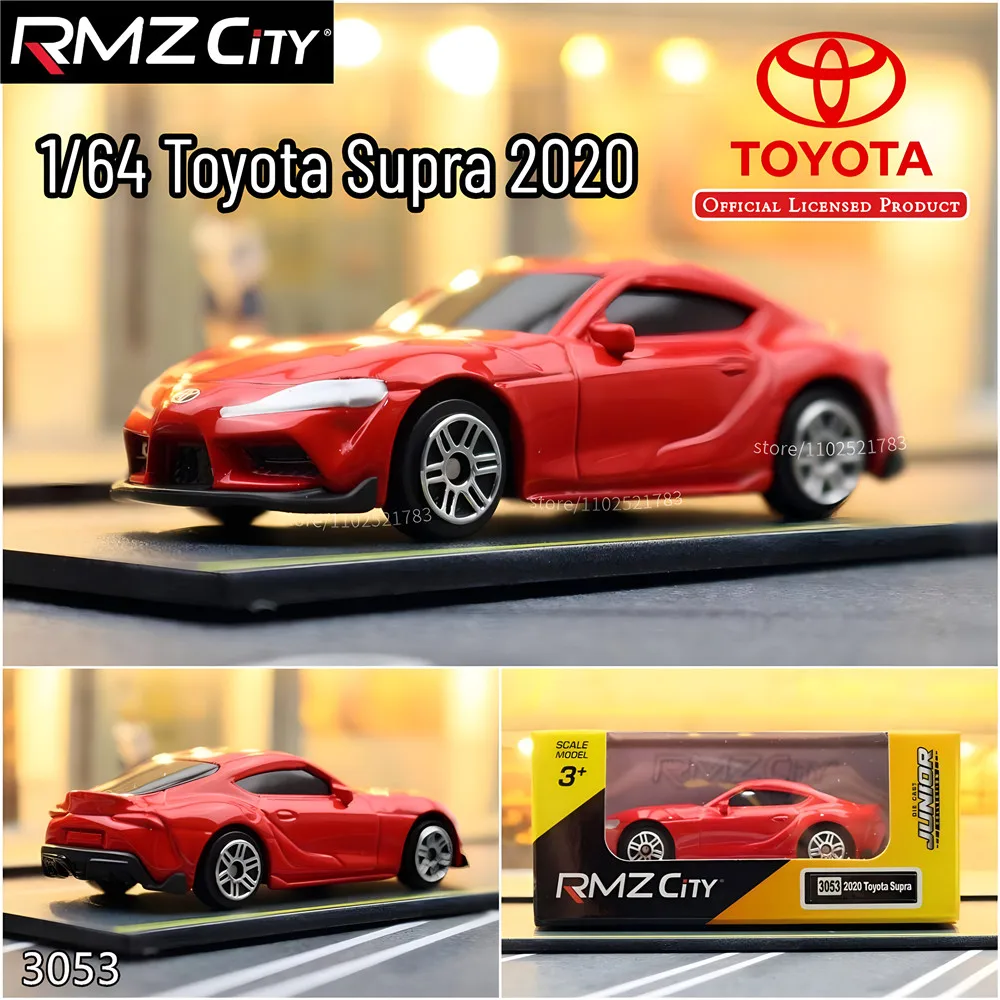 1:64 Toyota Supra Diecast Car Model Replica Miniature Art Scale BMW Nissan Honda VW Vehicle Collection Kid Boy Gift Toy