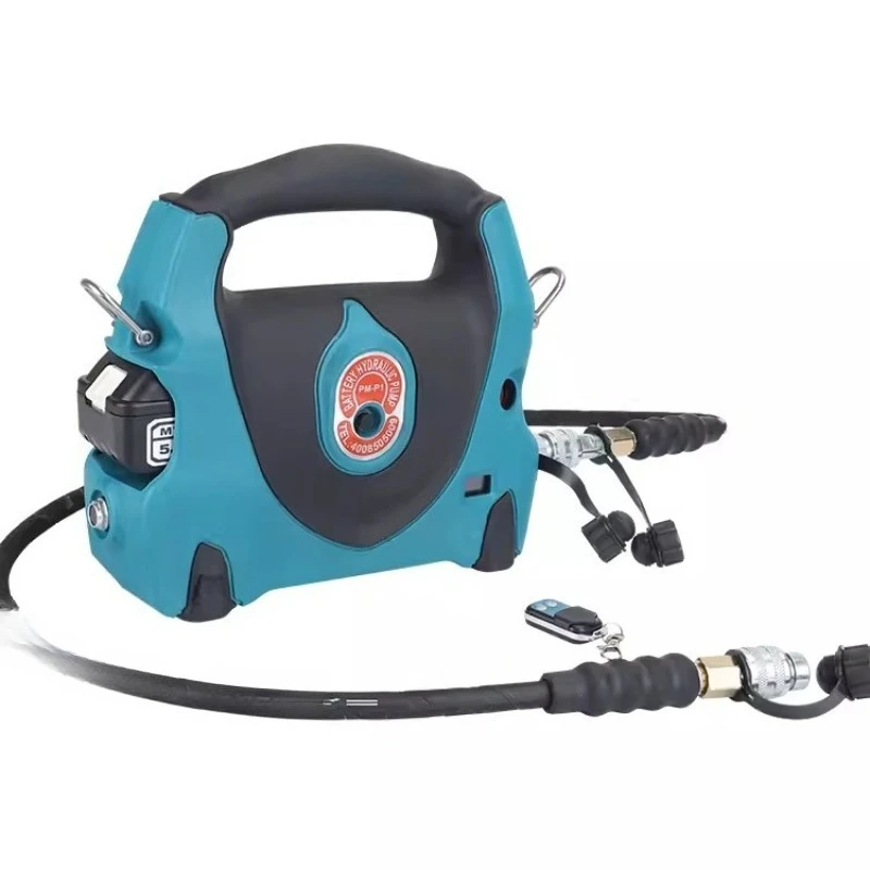 Charging hydraulic pump Ultra high pressure with digital display 70MPA portable electric station wireless remote control pump