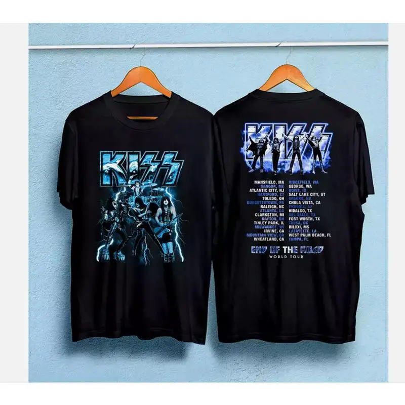 Camiseta KISS End Of The Road World Tour Rock Music, camiseta End Of The Road Tour