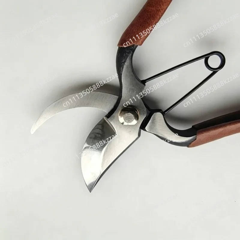Vintage Hand Forged Pruning Shears, Traditional Forged Garden Scissors, Heavy Duty Fruit Tree Branch Cutter