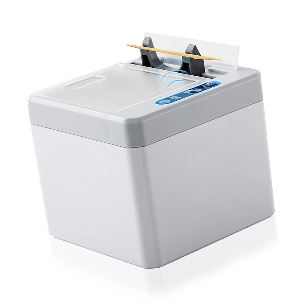 Automatic Smart Toothpick Dispenser Electric Tooth Stick Storage Box Automatic Infrared Sensor Toothpick Holder Kitchen Supplies