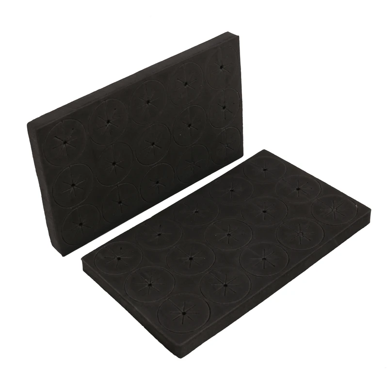 ABUL-60Pcs Garden Clone Collars Neoprene Inserts Sponge Block For 2 Inch Net Pots Hydroponics Systems And Cloning Machines