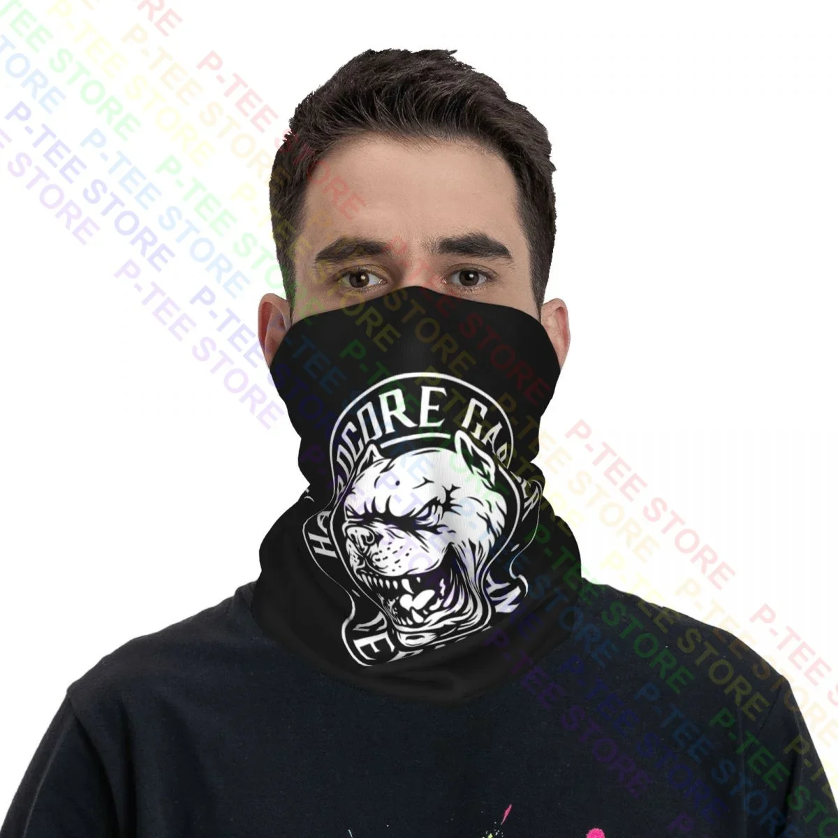 ฮาร์ดคอร์ Gabber เยอรมนีสุนัข Uptempo Terror Hardstyle Frenchcore Neu คอ Gaiter ผ้าพันคอผ้าพันคอผ้าพันคอ Face Mask คออุ่น