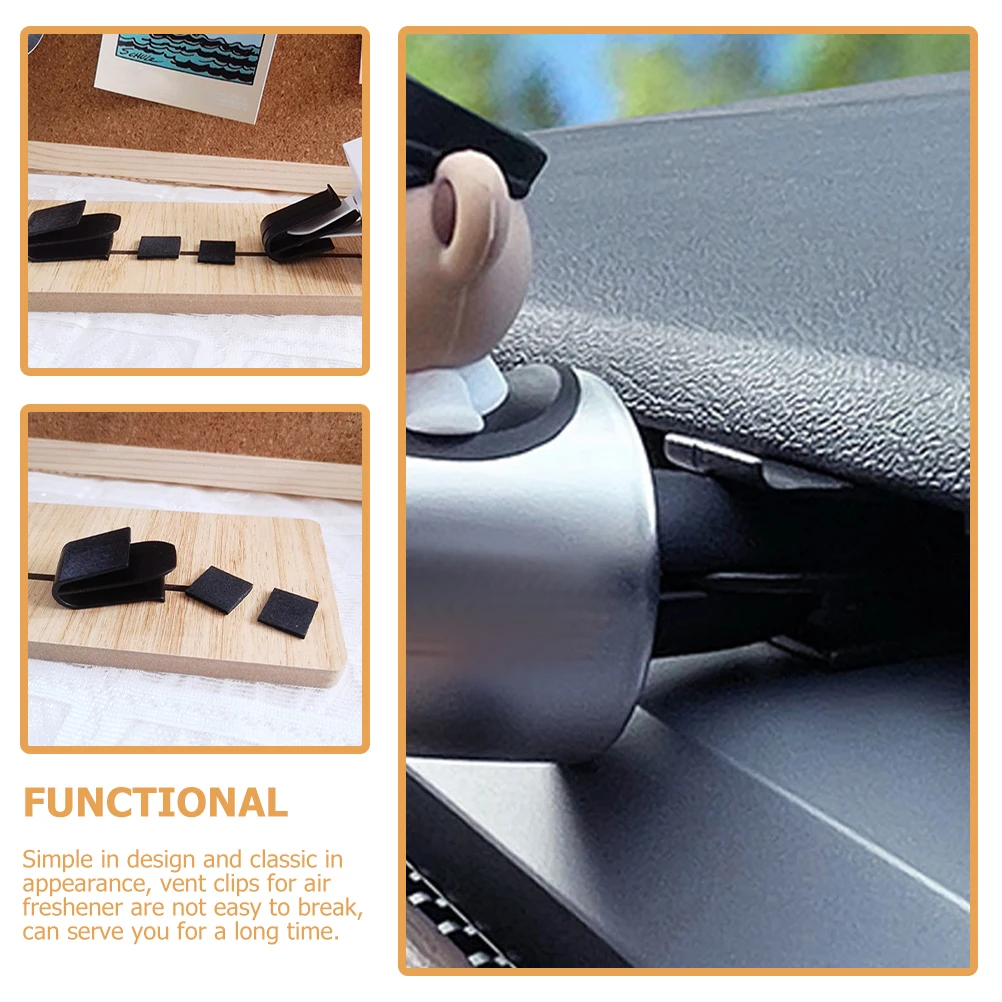 

2 Pcs Vent Clips Aromatherapy Decorative Stand for Conditioner Diffuser EVA Car Vent Clips Durable Gifts