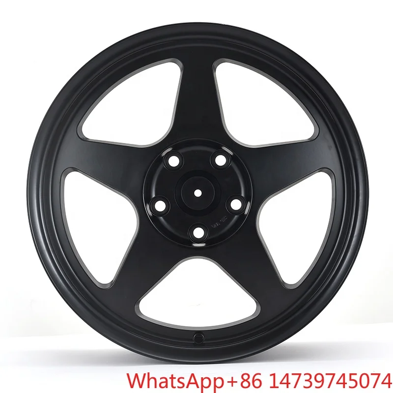 17x8.0J 5 Hole Off-Road Aluminum Alloy Car Wheels, 100-120mm Pitch Universal Auto Rims