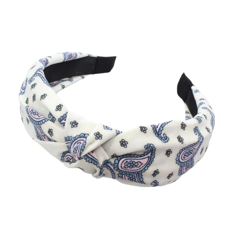 

Cashew Flower Pattern Hairband Sweet Simple Versatile Hair Accessory for Women Girls Ideal for Washing Face Going out