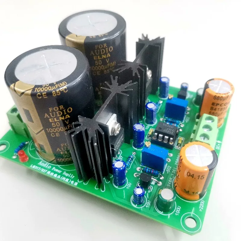 

LM317/337 + LF353 Linear Active Servo Adjustable Voltage Regulator Power Board, Front Stage/DAC Suitable