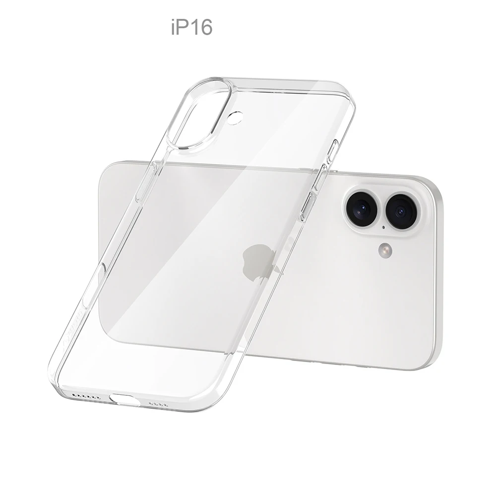 رقيقة جدا واضح سيليكون جراب هاتف آيفون 16 زائد 11 12 13 14 15 16 برو ماكس 16e شفافة للصدمات غطاء الهاتف Fundas