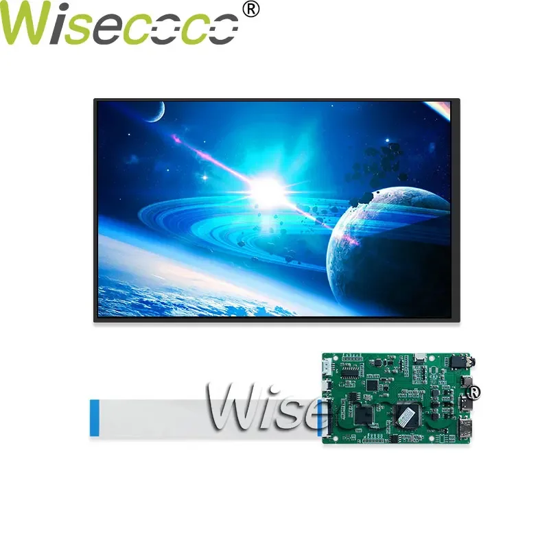 Imagem -02 - Polegada Ips Tela Lcd 1280*800 Painel de Toque Capacitivo Grande Estoque Hdmi-compatível Tipo-c Fone de Ouvido Driver Placa pc Wisecoco 10.1