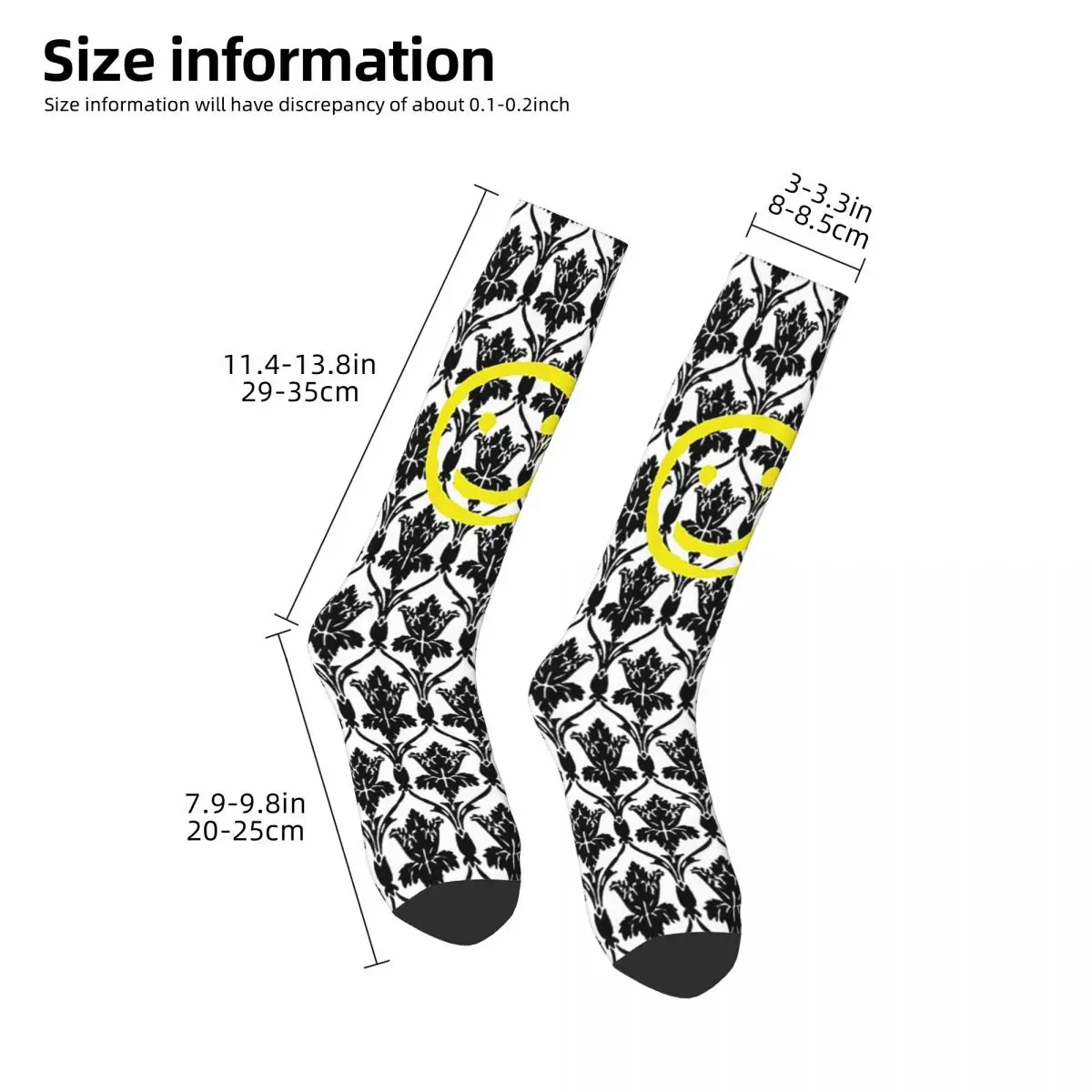 Sherlock Wallpaper Design Socks Harajuku Super Soft Stockings All Season Long Socks Accessories for Man's Woman's Christmas Gift