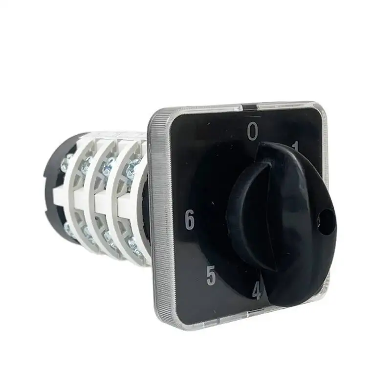 Yaming Listrik kontrol saklar 4 knot 20A 0-6 posisi Universal rotary cam changeover beralih interruptor HZ5B-20/4