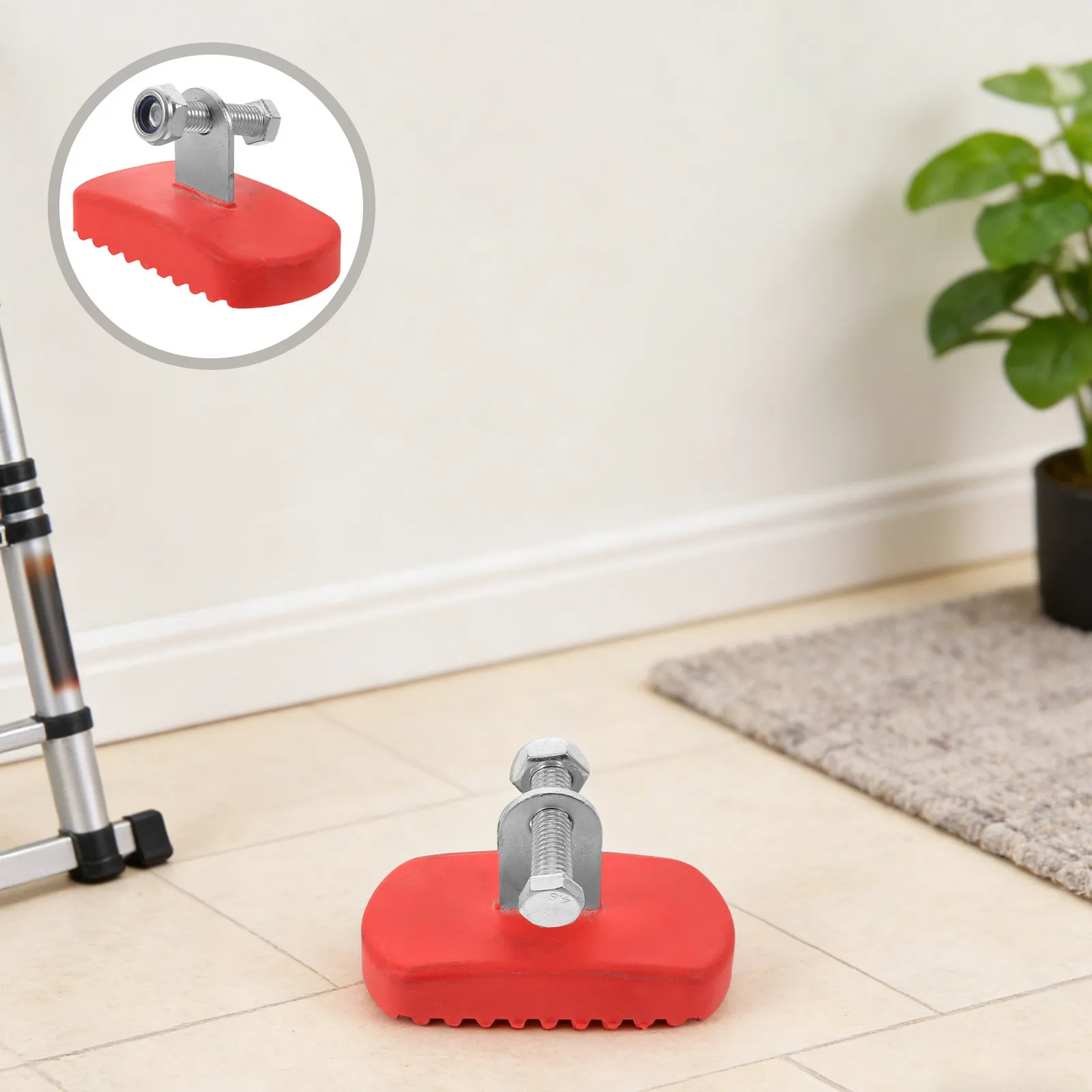 

Anti Skid Ladder Feet Pads Replacement for Wooden Extension Loft Step Ladders 3.66x2.17x1.97in Lightweight Non Slip End Caps