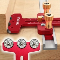 Thin Rip Table Saw Jig - 3 Pulleys Thin Rip Jig, Table Saw Guide Fits For 19# and 30# T Slot and For 3/8in X 3/4in U Slot