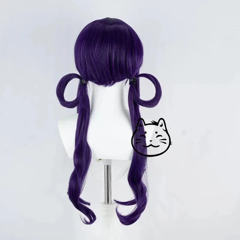 LQAnime Akane Aoi Фиолетовый длинный парик Косплей Костюм Jibaku Shounen Унитаз Ханако-кун Синтетические волосы Женские парики