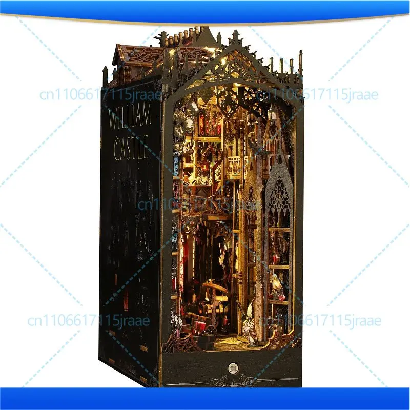 William Castle handmade 3D assembly booklet three-dimensional building assembly