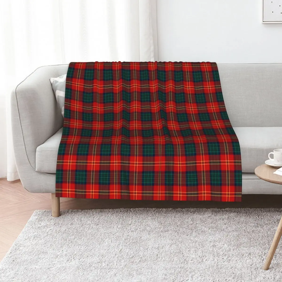 

Clan Connolly Dress Tartan Throw Blanket Thermal Bed covers Camping christmas decoration Blankets