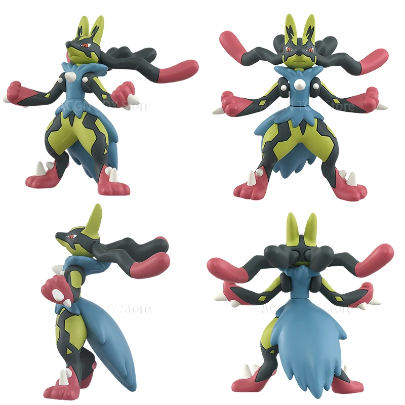 شخصية تومي بوكيمون الأصلية سلسلة ميجا X/Y ميجا سابلي لوكاريو ماويل جارديفير تشارجر أمفاروس نموذج عمل دمية هدية #5