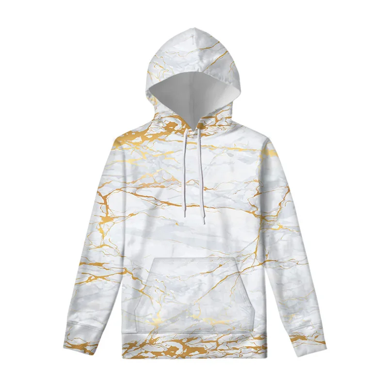 

Fashion Marble Cracks Pattern Couple Hoodies Trend Streetwear Mens Womens 3D Printed Pullovers Casual Oversized Sweatshirts