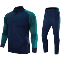 Winter Soccer Jerseys Sets Survetement Football Kits Men Kids youth Running Jacket Sports Training Tracksuit Uniforms Suit