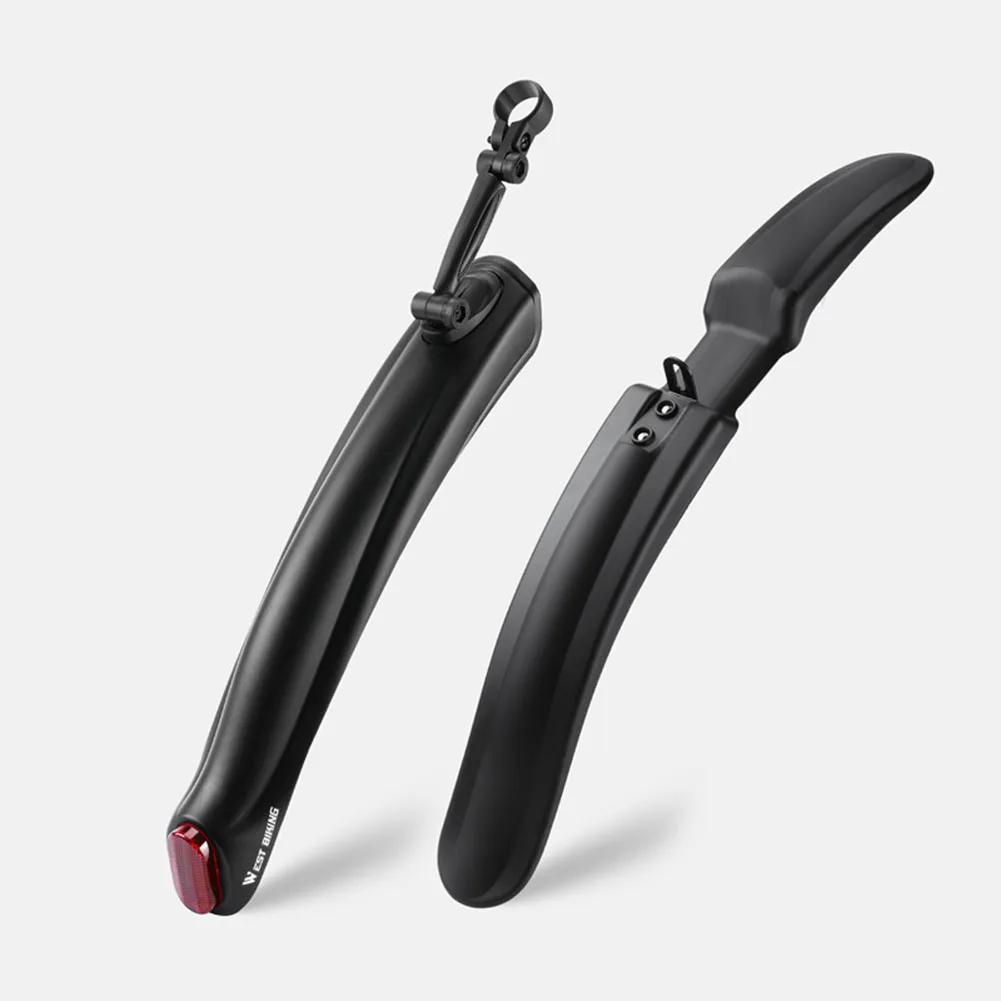 Biking Adjustable Bike Parts Rear Adjustable Mudguard For Bike Bike Bumper Streamline Design Quick Removal Design