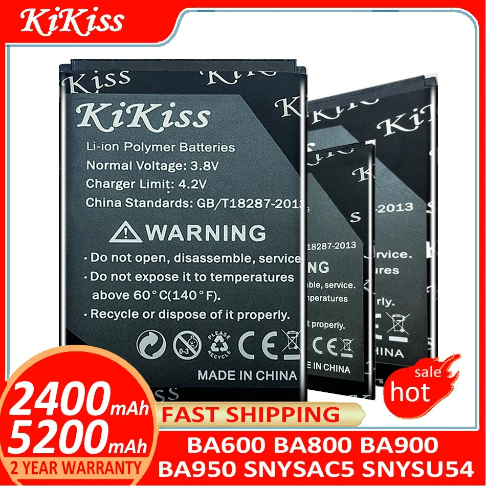 KiKiss Battery For Sony Xperia 5 Xperia5 10 III 10III X10III pro L S36h TX LT29i S LT26i ZR SO-04E M36h C5502 U ST25I st25a st25