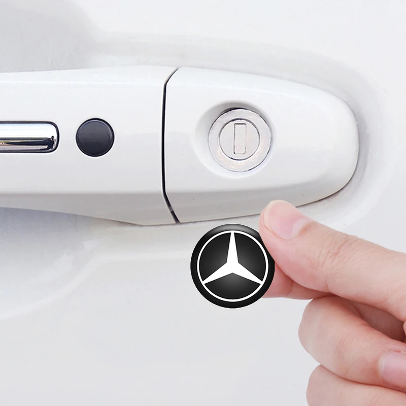 

Car Key Sticker For Mercedes Benz AMG W205 C300 W203 W206 W108 W124 W126 W140 W168 W169 Car Styling Car Door Keyhole Sticker