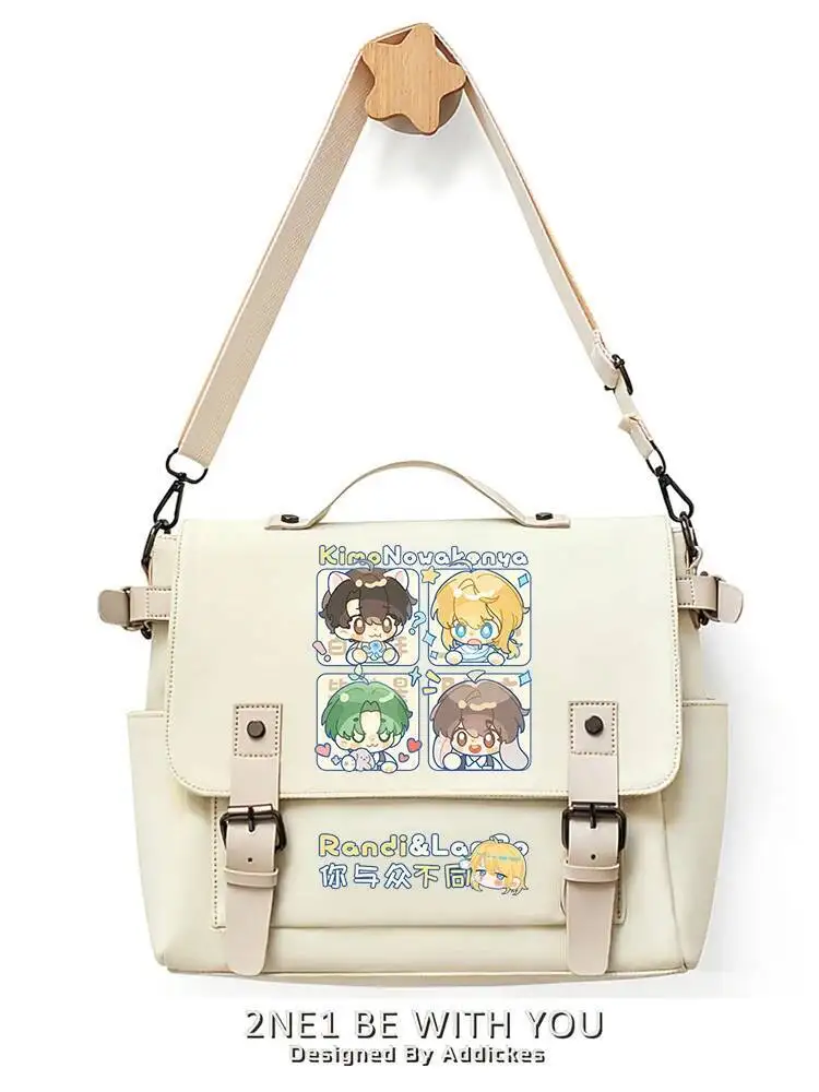 

2025 The Falling Merman Lan Bo Bai Chu Nian Cosplay Casual Oxford Messenger Schoolbag Shoulder Bag Student Teenager Gift