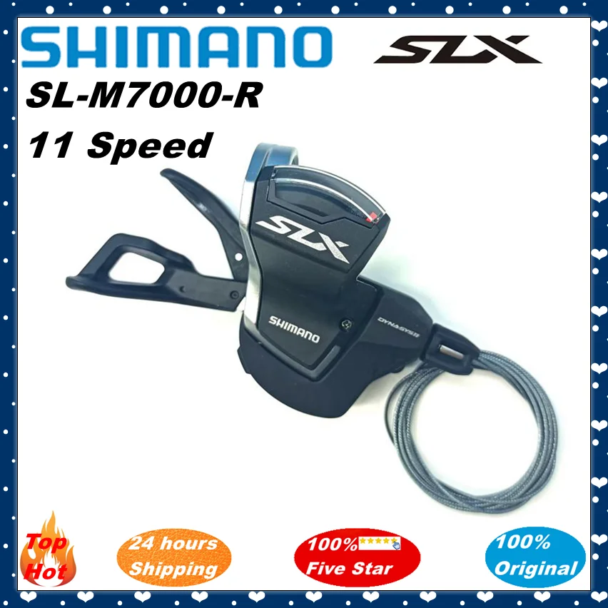 

SHIMANO SLX M7000 11v Shifter SL-M7000-L SL-M7000-11-R Right Shift Lever - Clamp Band - 11-speed Original parts