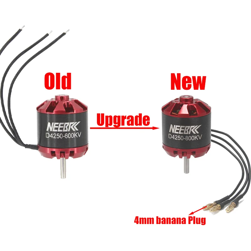 NEEBRC 4250 600KV 800KV Outrunner มอเตอร์ไร้แปรง 3-7S สําหรับ RC FPV Drone เครื่องบินปีกคงที่เครื่องบิน Quadcopter Multicopter ESC