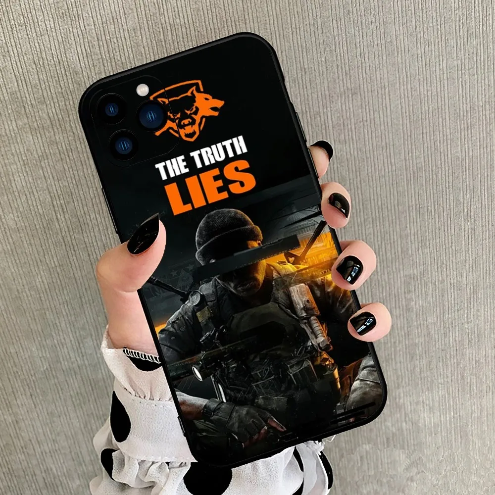 Game Call of D-Duty Black Ops 6 Phone Case For iPhone 8 11 12 13 14 15 Mini X XR XS PRO MAX Plus Cover image 4