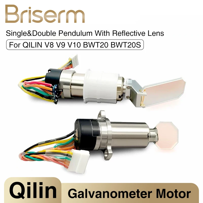 Qilin Swing Galvo Motor With Reflect Lens Pendulum Motor for V8 V9 V10 V11 V20 BWT20 BWT20S DWT20 Laser Welding Head