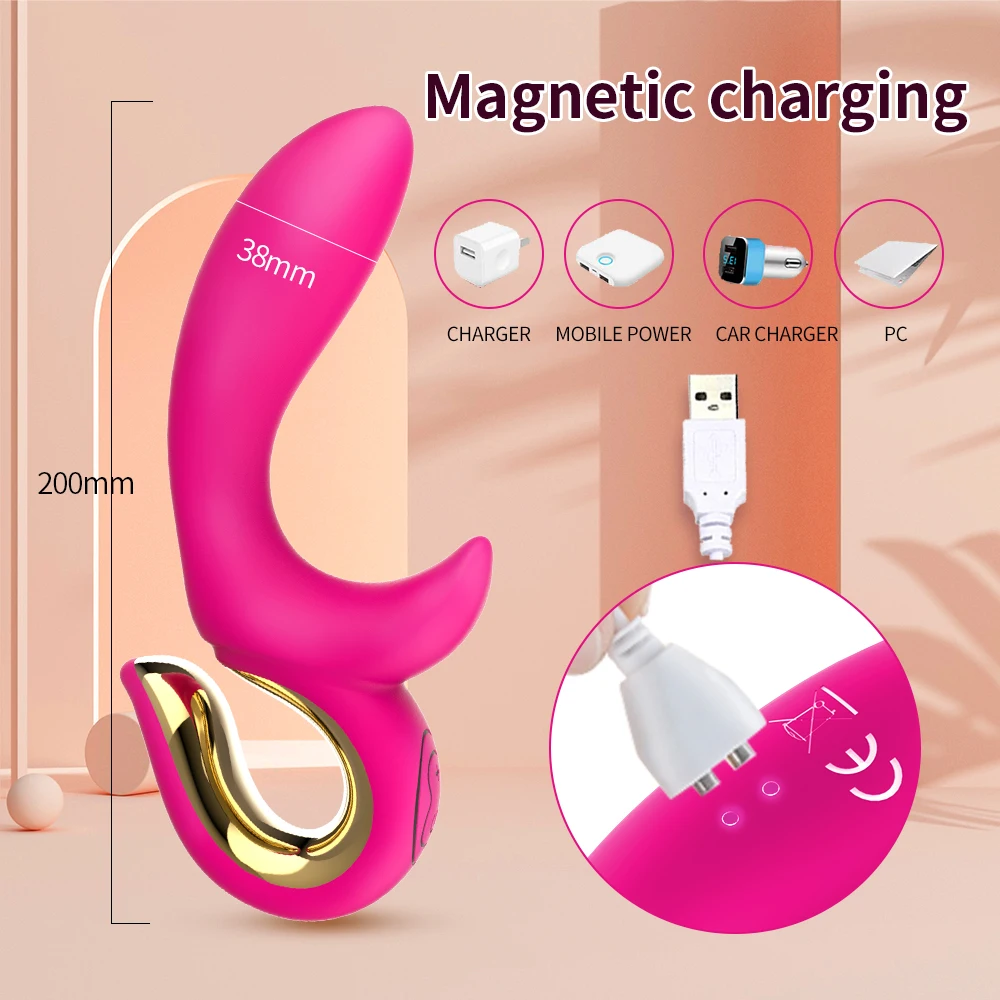 Powerful Thrusting Vibrator Female Clitoris Stimulator G Spot Dildo Massager Adult Goods Vibro Masturbator Sex Toys for Women