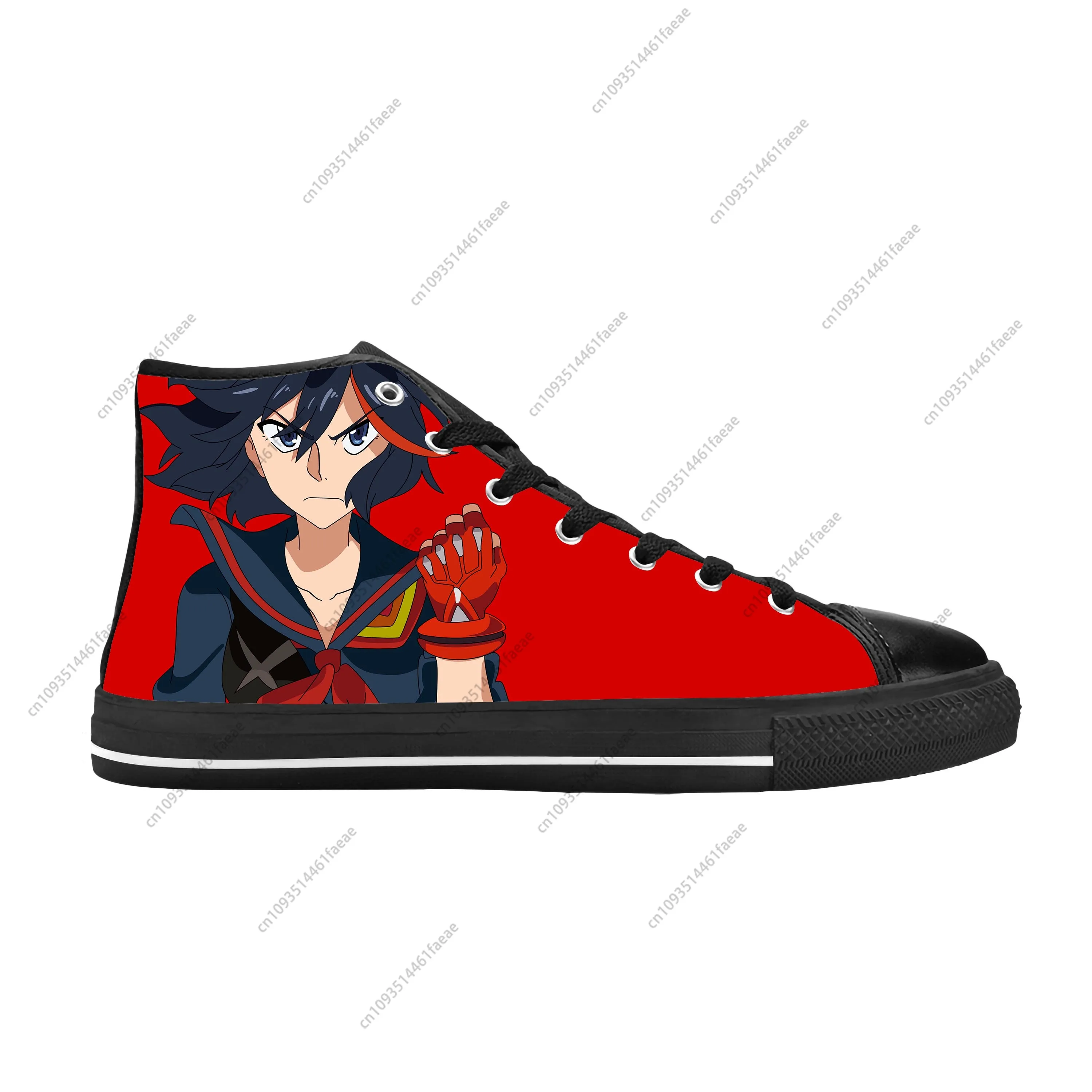 

Популярные повседневные тканевые туфли японского аниме Manga KILL la KILL Matoi Ryuko, удобные дышащие мужские и женские кроссовки с 3D принтом