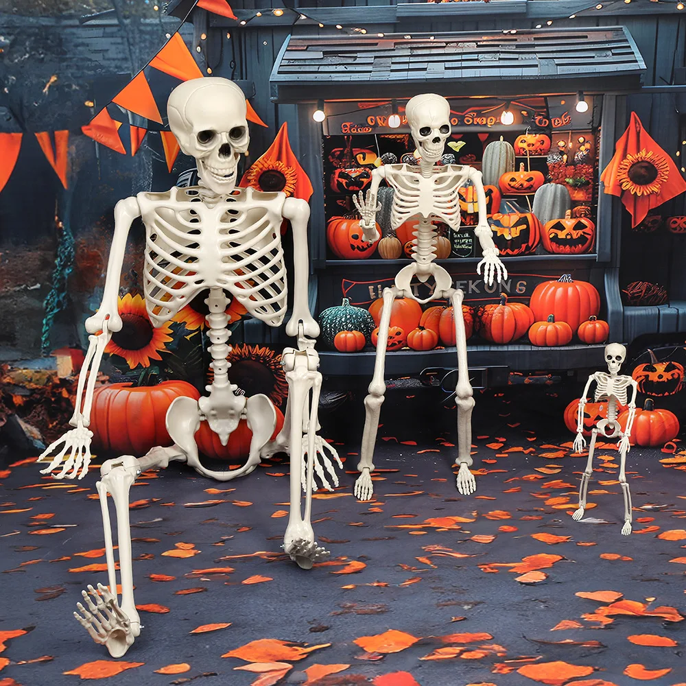 Halloween Skelett Mann Skelett Simulation Menschliches Skelett Geist Haus Party Dekoration Dekoration Prop Horror Skelett