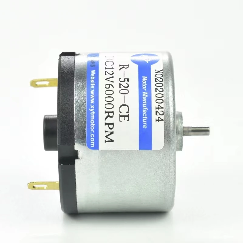 

R-520 DC brush micro high speed motor small motor 6V12V24V Super Long Life High Power