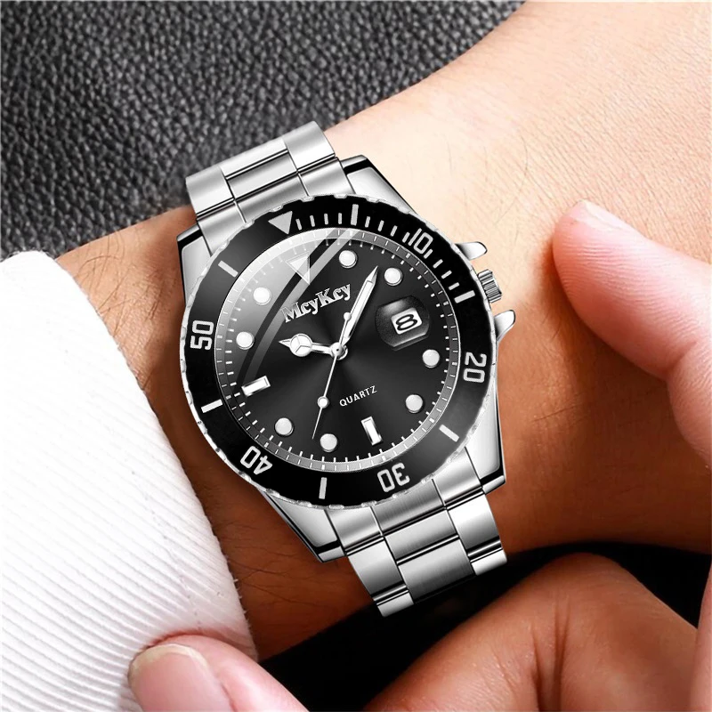 Luxury Large Dial Men's Business Watch