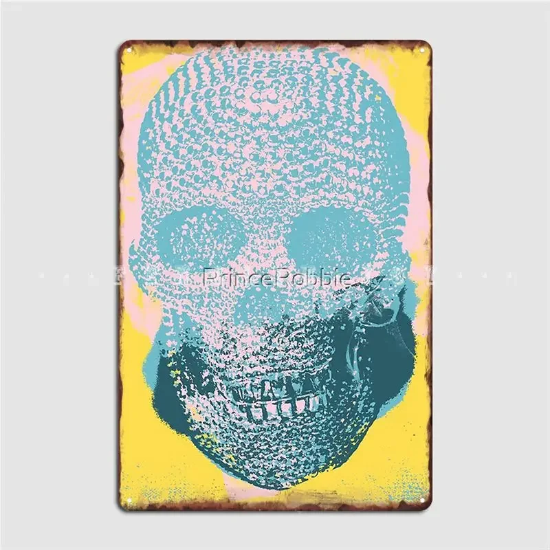 Skull Poster Metal Plaque Pub Pub Garage Vintage Mural Painting Tin Sign Posters