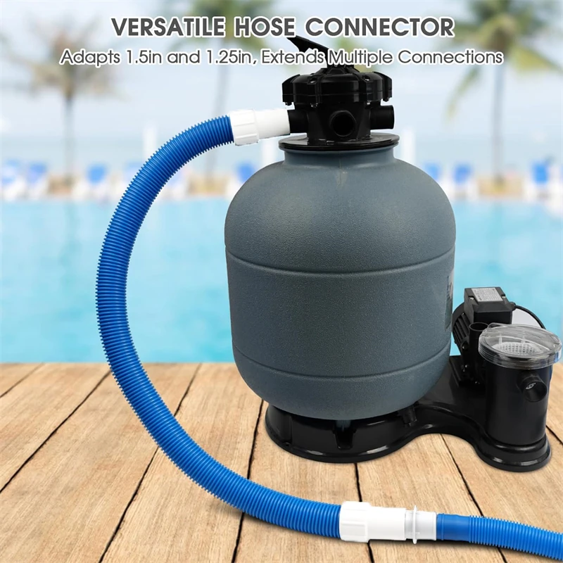 Hose Connector Coupling Adapter For Swimming Pool Vacuums Hoses Filter Pump Connecting Accessories