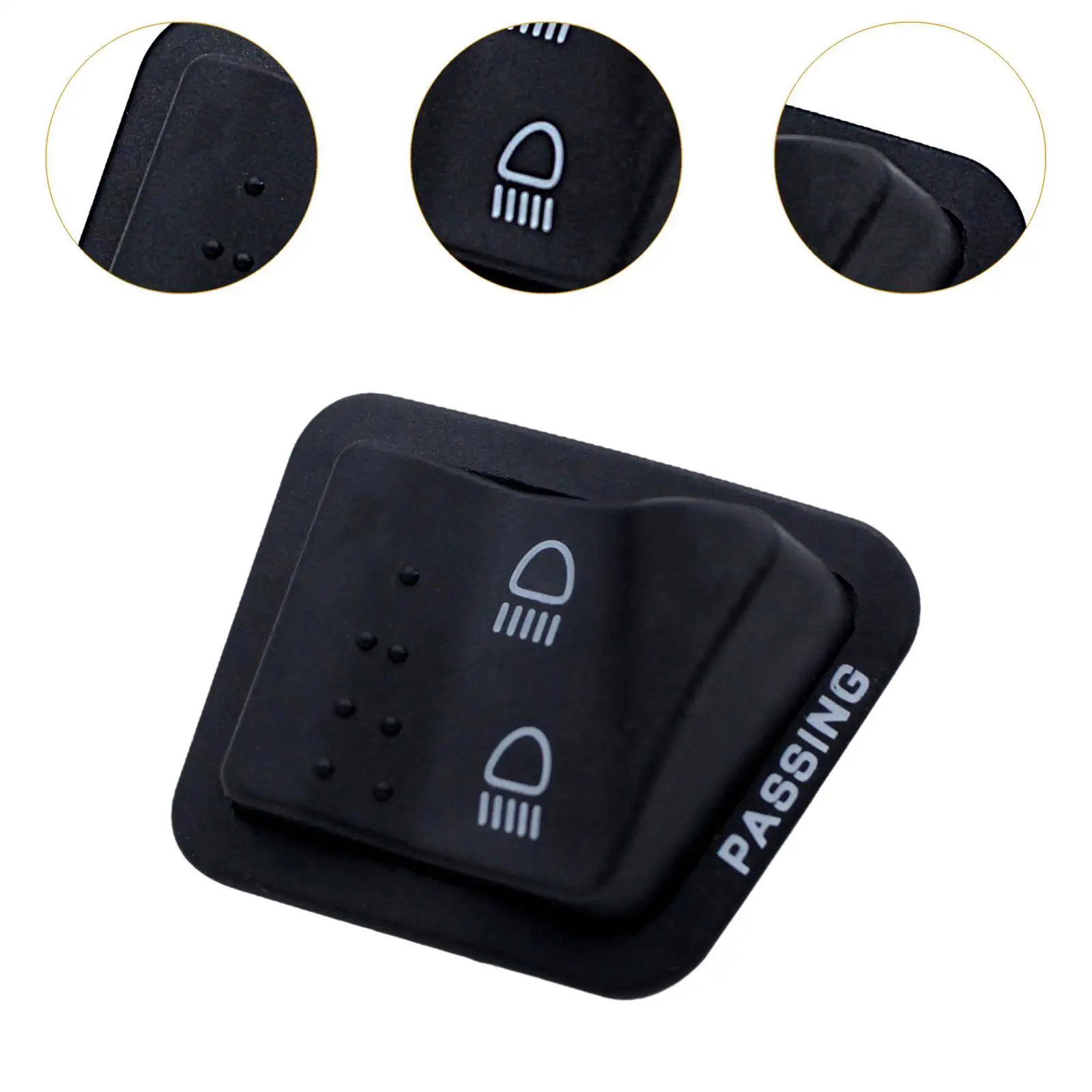 مفتاح مؤشر الدراجة النارية باللون الأسود بديل لبياجيو تايفون 50 125