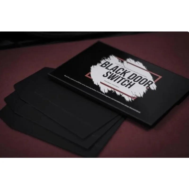 

Черный дверной переключатель от Riccardo Berdini (2 конверта) Ментализм Волшебные трюки Крупным планом Волшебная иллюзия Реквизит Уловки Иллюзия Магия